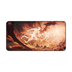 Tapis de bureau Love and Deepspace, love and deepspace, otome, rafayel, sylus, caleb, zayne, xavier, anime, kawaii, gamer, final fantasy, lads, image 3
