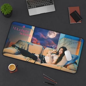 Twice Desk Mat, Twice Sana, Twice merch, kpop twice, kpop merch, kpop gifts, sana, twice, momo, jihyo, tzuyu, mina, nayeon, chaeyoung