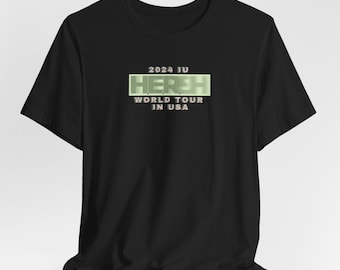IU Hereh ワールドツアー Tシャツ - Kpop コンサート Tシャツ - Etsy 日本