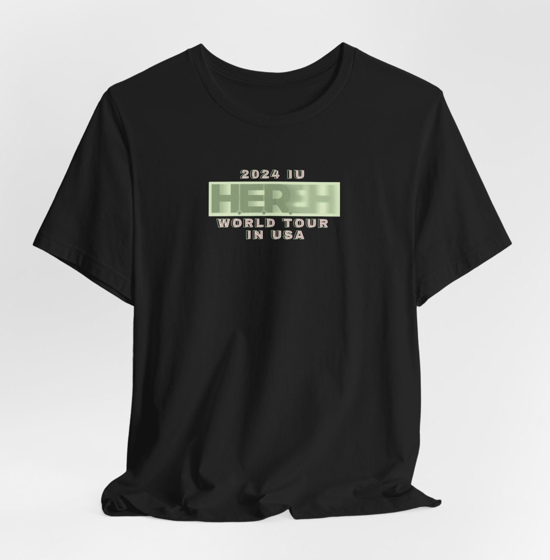 IU Hereh World Tour T-shirt - Kpop Concert Tee - Etsy