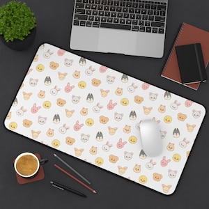 Stray Kids Desk Mat, stray kids, stray kids decor, stray kids merch, stray kids mouse pad, skzoo, skz, kpop mouse pad, kpop merch, bangchan
