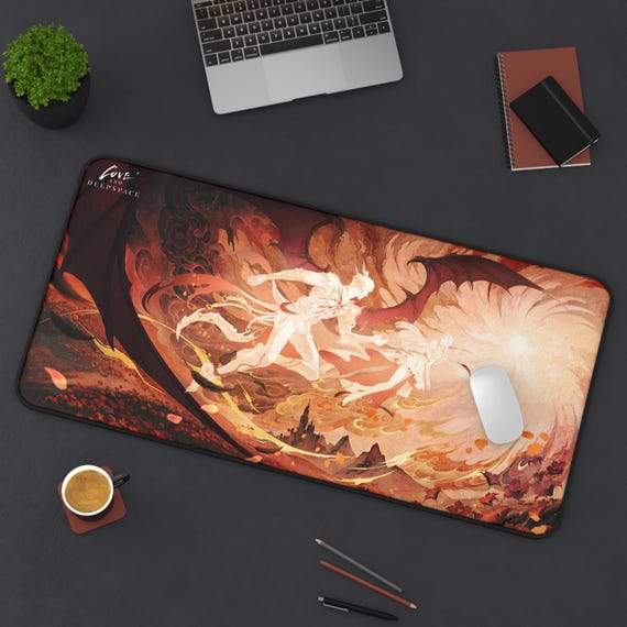 Love and Deepspace Desktop Mat, love and deepspace, otome, rafayel, sylus, caleb, zayne, xavier, anime, kawaii, gamer, final fantasy, lads,