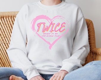 Twice Sweatshirt, Twice tour sweatshirt, Twice shirt, Twice kpop, Twice, Twice 2023 tour sweatshirt, kpop, sana, nayeon, tzuyu, twice once