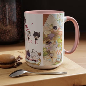 Love and Deepspace Mug, love and deepspace, xavier, zayne, rafayel, sylus, caleb, otome, anime, kawaii, anime mugs, anime merch, anime gifts