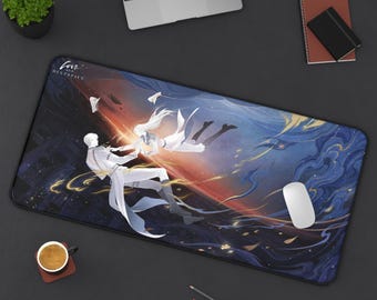 Love and Deepspace Desktop Pad, love and deepspace, otome, caleb, anime, kawaii, final fantasy, gaming, rpg, husbando, 3d anime, mouse pad,
