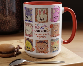 Stray Kids Mug, Skzoo Mug, kpop mug, stray kids gifts, stray kids, skzoo gift, kpop gifts, bangchan, hyunjin, leeknow, kpop, skz, skzoo, han