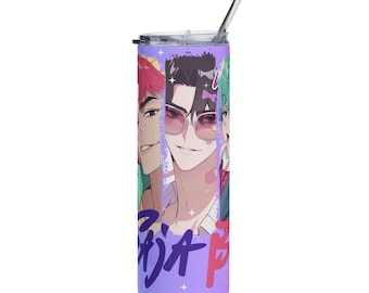 Kpop Demon Hunter Tumbler, 20 oz Tumbler, Kpop demon hunter, huntrix, saja boys, jinu, rumi, mira, zoey, derpy, golden, demon hunter, anime