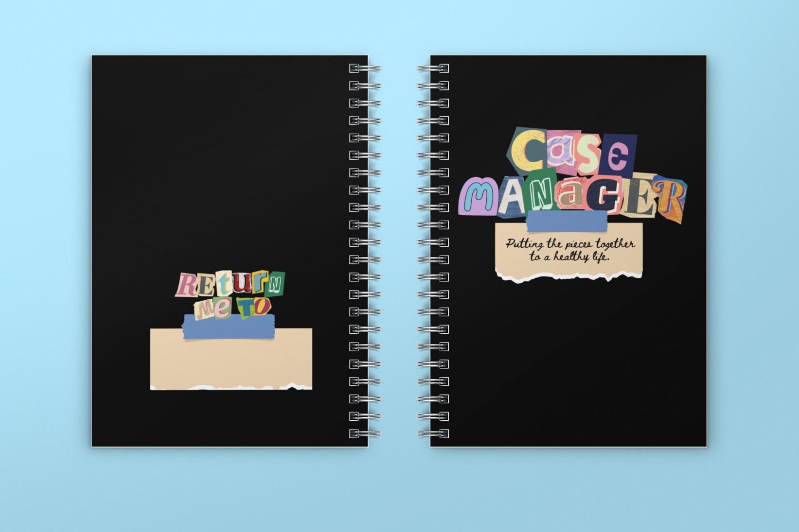 Fun Case Manager Journal Notebook for Case Workers Case Etsy