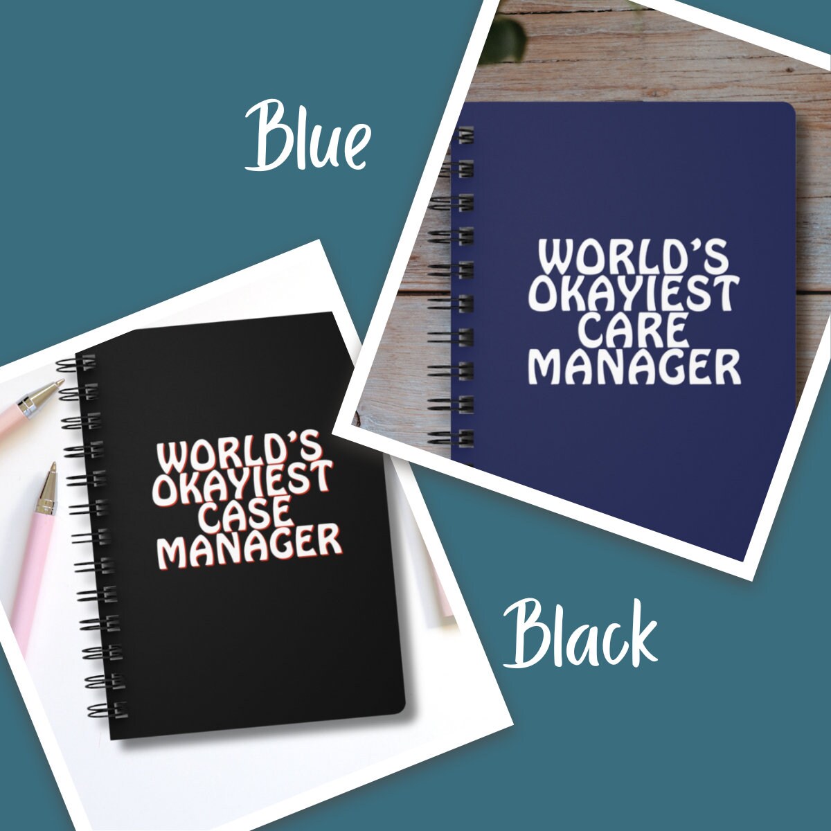 Case Manager Journal, Lined Notebook for Case Workers, Care Management