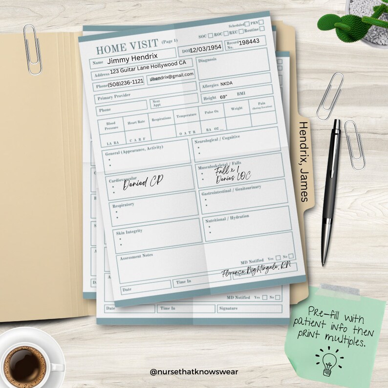 Home Health Nurse Home Visit Template Report Sheet for Skilled Nursing Home Health Nurse Home Visit Template Report Sheet for Skilled Nursing
