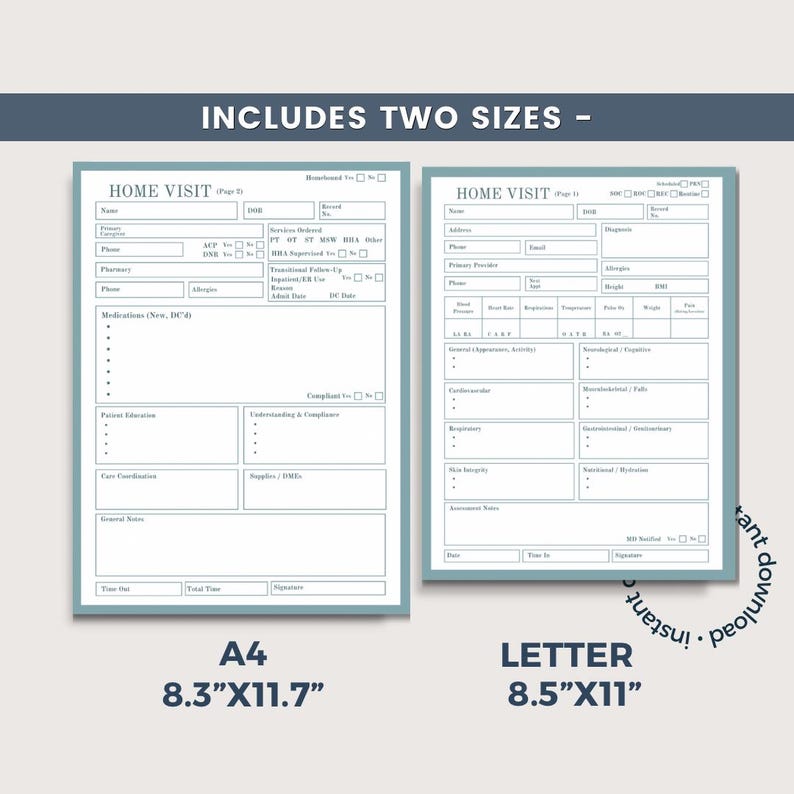 Home Health Nurse Home Visit Template Report Sheet for Skilled Nursing Home Health Nurse Home Visit Template Report Sheet for Skilled Nursing