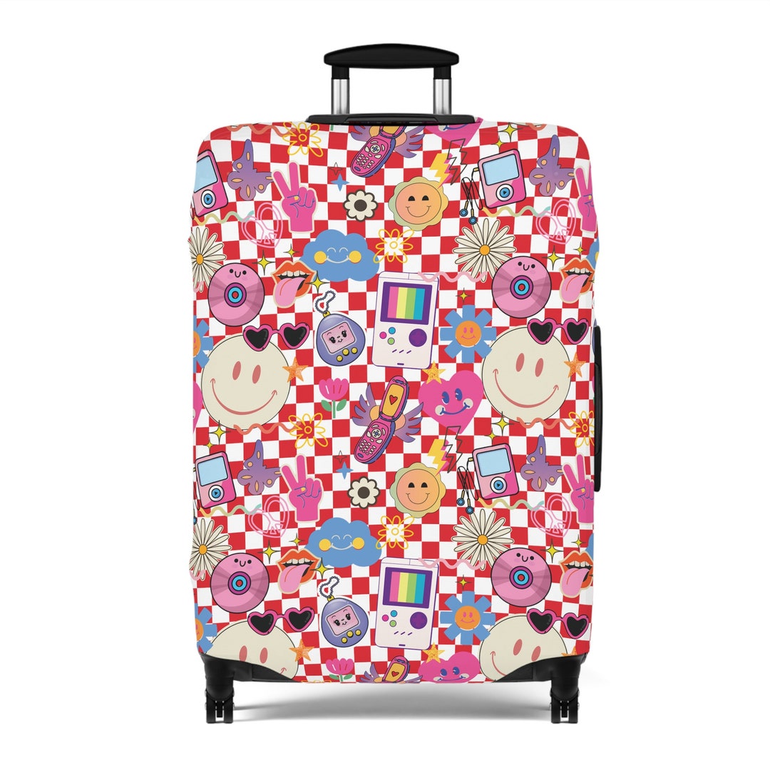 Y2K Luggage Cover ROLLING Suitcase Luggage Cover Etsy