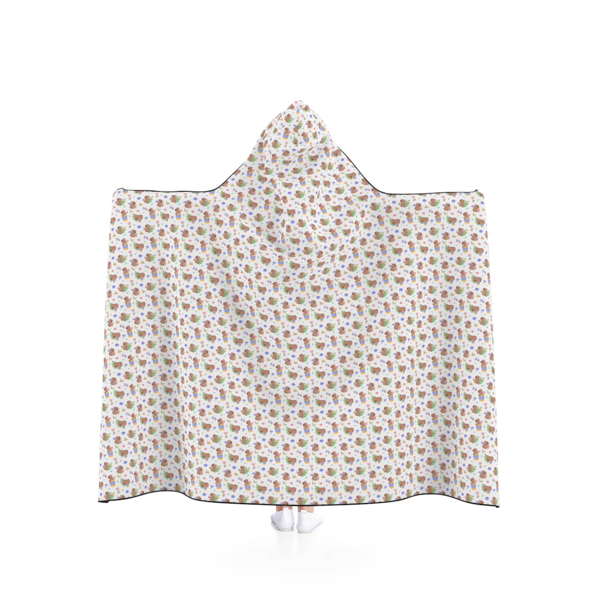 Capybara Hooded Blanketcute Capybara Giftanimal Lover Giftbirthday