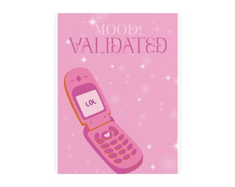 Lol Flip Phone Metal Art Sign|Y2k Aesthetic Sign|Mood Validated Wall Art Sign|Wall Hanging Decors|Eclectic Set|Birthday Gift