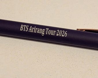BTS Arirang Tour 2026 Engraved Pen - Etsy