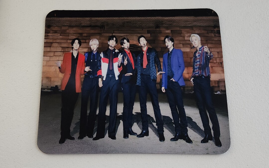 BTS Mouse Pad, Computer Mouse Pad Etsy