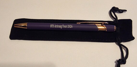 BTS Arirang Tour 2026 Engraved Pen - Etsy