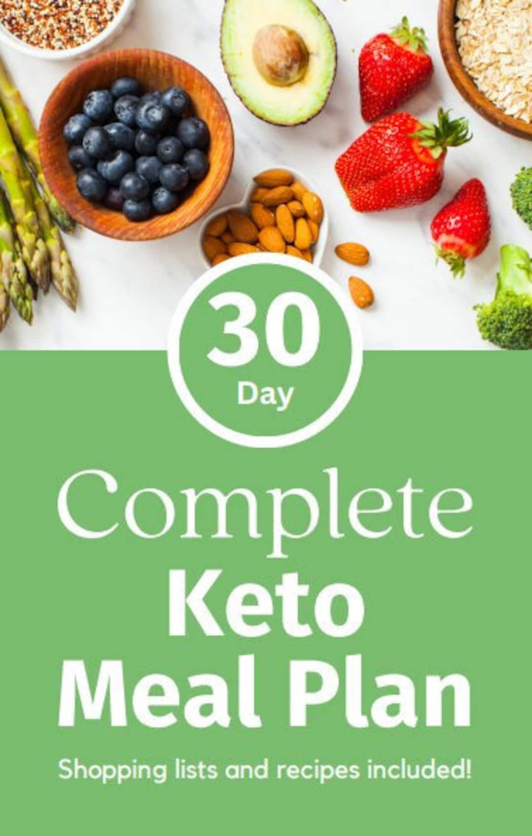 30 Day Complete Keto Meal Plan - Etsy