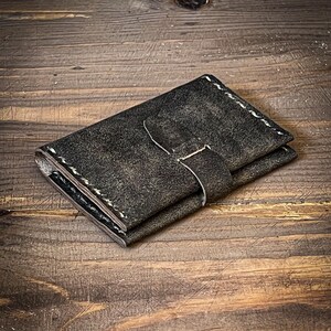 Kit DIY Maroquinerie, Porte Carte 002, Créez votre souvenir en cuir, card wallet 2, cadeau fait main, artisanat du cuir,