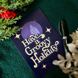 Ayez une carte pour les fêtes de fin d'année | Carte de Noël, Noël, Hanoucca, Hanoucca | Pour les Fêtes neutre de Zazzle.be Liste d'envies Vous avez des idées ? Carte 5 x 7 | Carte du Nouvel An | Boule disco