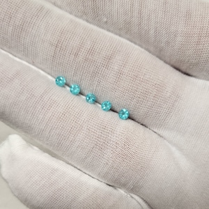 5, 12 point paraiba tourmaline from Brasil.