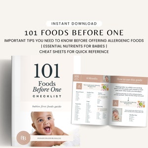 Join 101 before one today and learn how to serve 101 foods to baby! #b