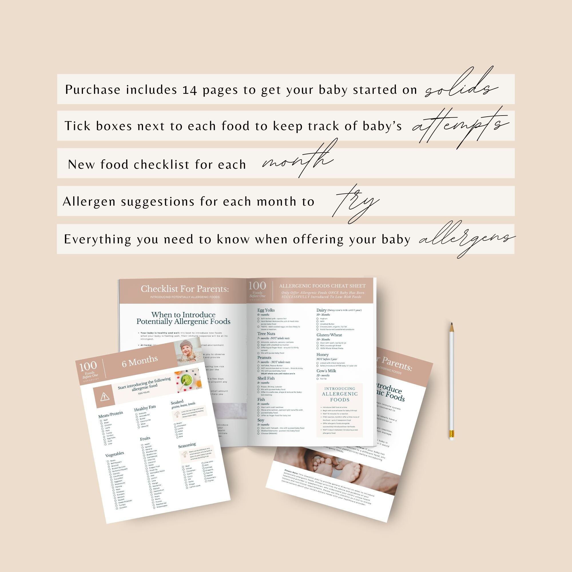 100 Foods Before One Chart First Food Tracker Checklist Starting Solids 100-foods-before-one-chart-first-food-tracker-checklist-starting-solids