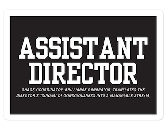 Assistant Director Definition Sticker | Theatre Lover Sticker, Tech Theater Sticker