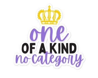 One of a Kind No Category SIX the Musical Sticker | Broadway Musical Theatre Lover Sticker