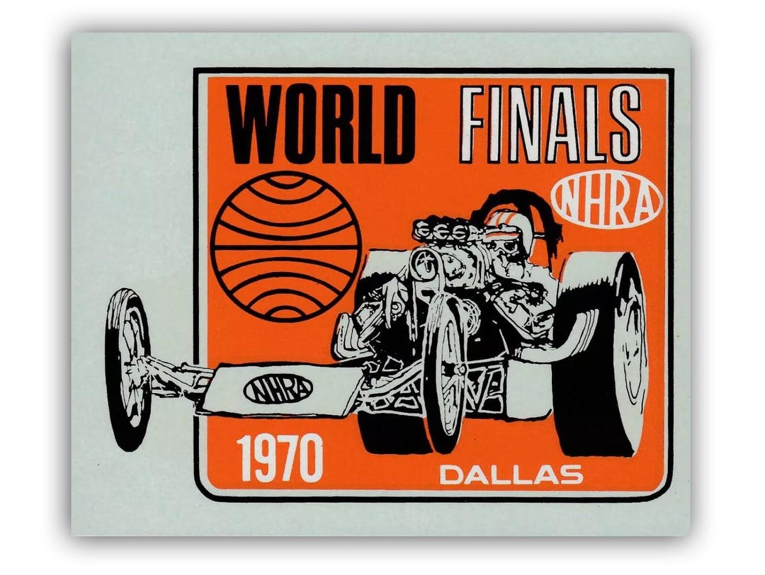 3 Inch Chevrolet Full Color Vintage Style Hot Rod, Nhra, Gasser - Foto 8