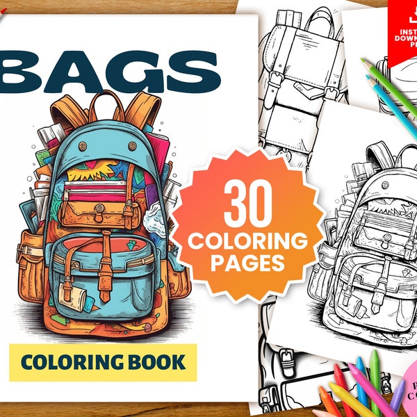 Fashionable Bag Coloring Book: Tote Designs & Trendy Accessories - Creative Stylish Handbag Art - Perfect Gift for Fashion Enthusiasts