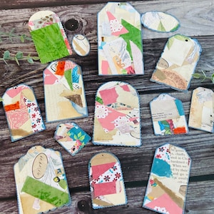 Journal Tags, Handmade Junk Journal Supplies