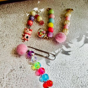 Journal Charm Set, Journal Jewelry, Junk Journal Charm, Journal Dangles Beads, Junk Journal Accents, Journal Accessories, Junk Journal Charm