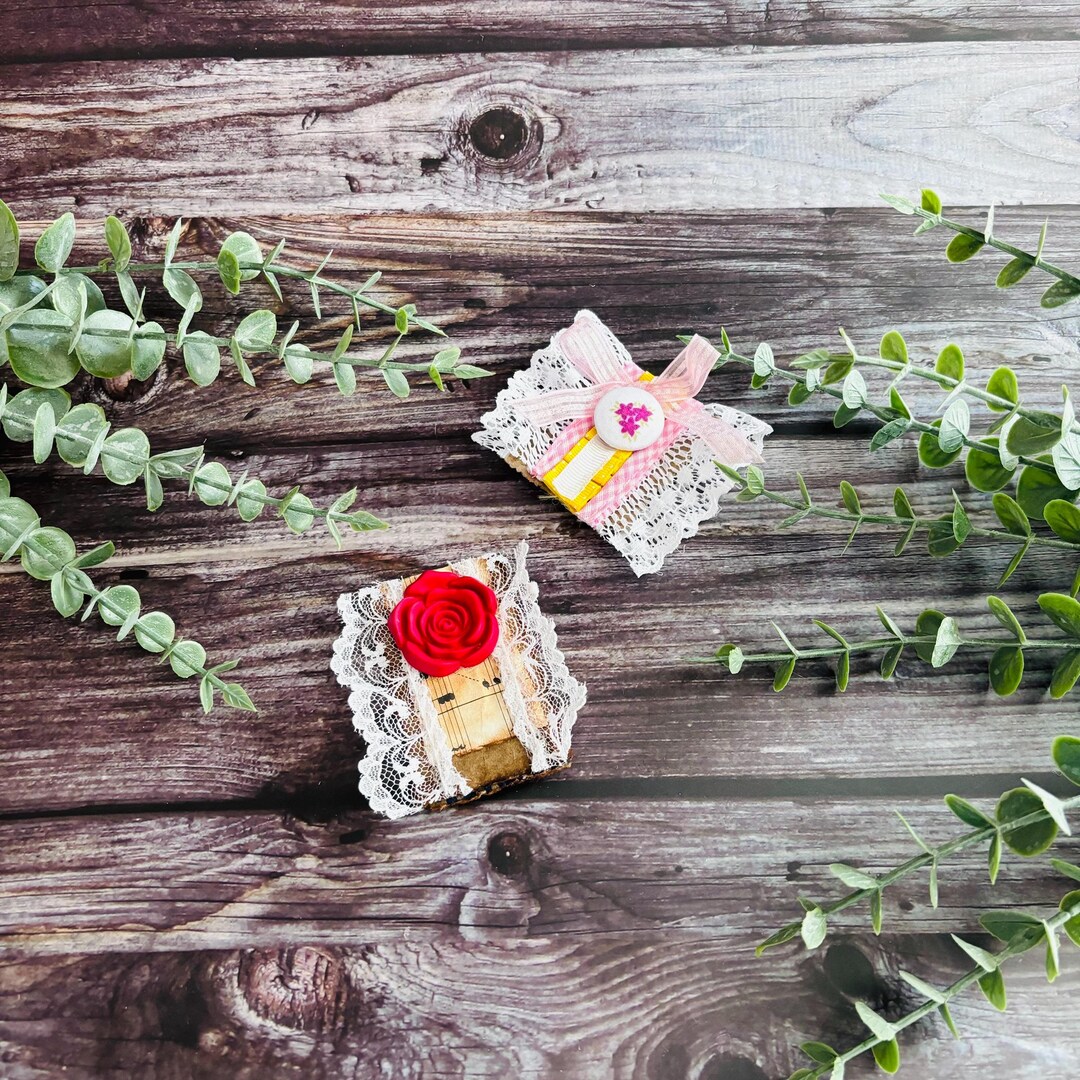 Hidden Paperclips Handmade Junk Journal Supplies Etsy