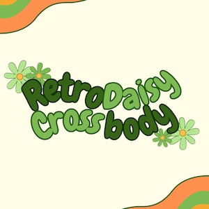 Crochet PATTERN Instant Download, Crossbody Purse Crochet, Intermediate Pattern for Crochet, Flower Crochet Pattern, Daisy Crochet Pattern