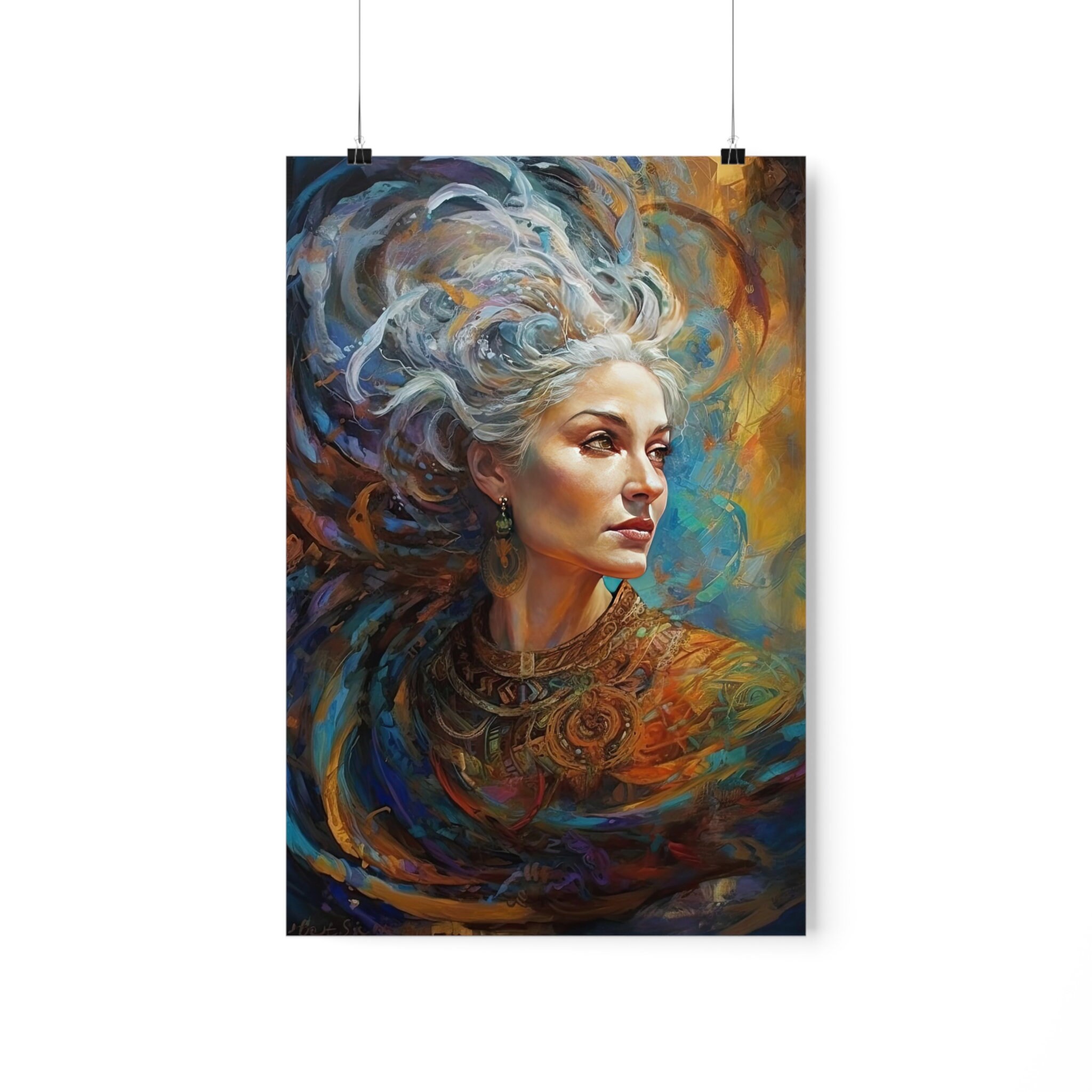 The Norse Goddess Frigg Art Print for Sale by PtahRaeArt
