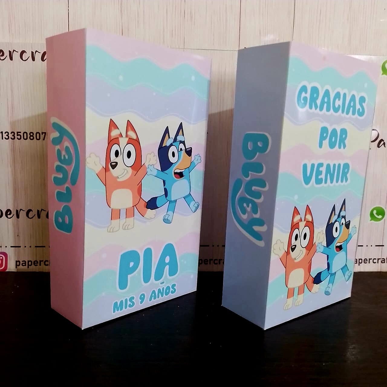 Bluey & Bingo Favor Template