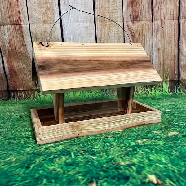 Handmade Cedar Birdfeeder