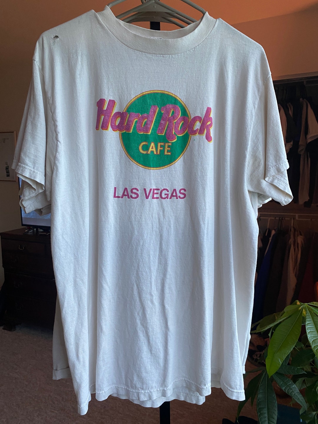 Hard Rock Cafe Las Vegas Premium Vintage Thrifted Graphic Etsy