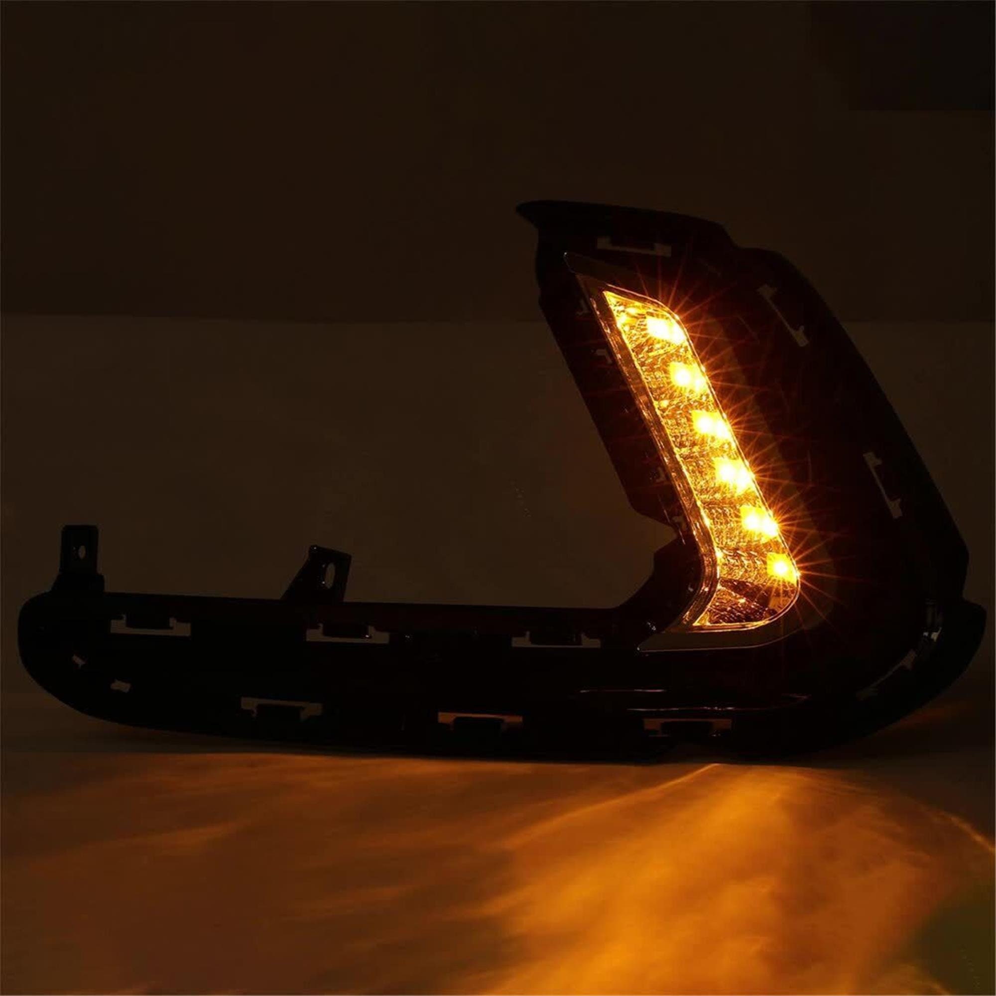 Astra Depot Left Right LED DRL Daytime Running Light Fog Lamp with S