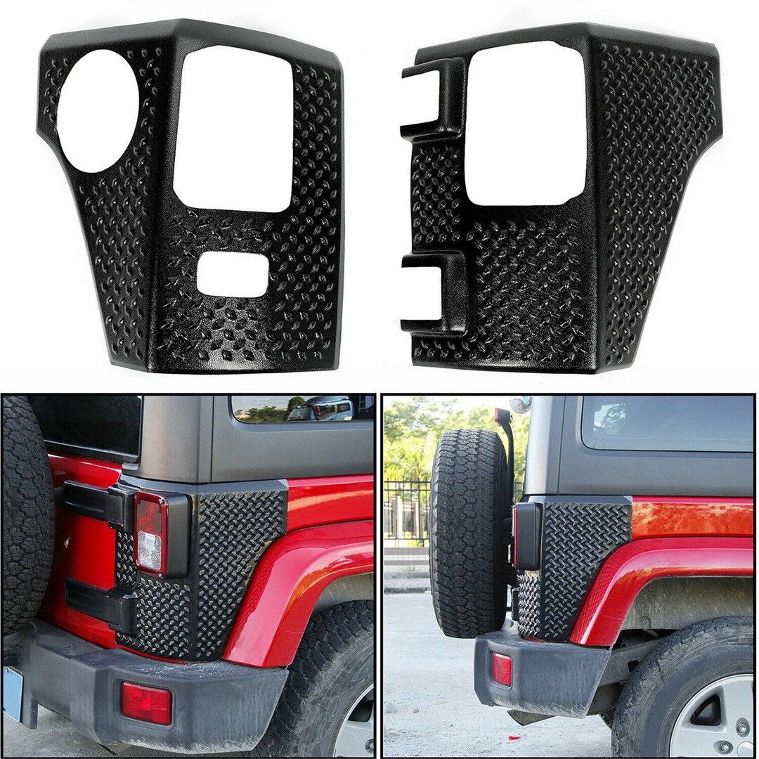 Rear Corner Guards Body Armor Tail Light Cover for 200718 Jeep