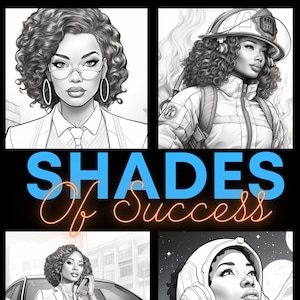 Shades Of Success Black Woman Coloring Pages