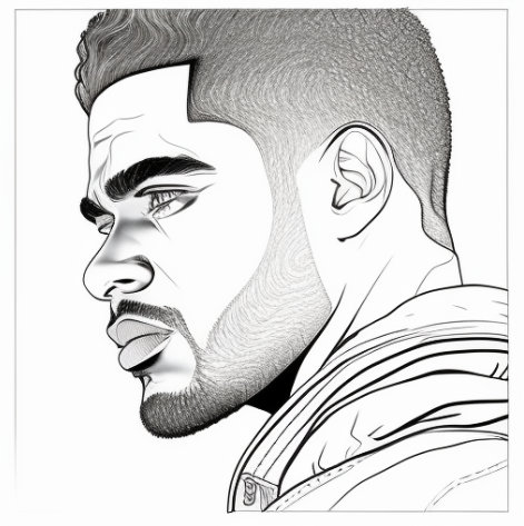Dibujos para colorear de hombre negro - Etsy México