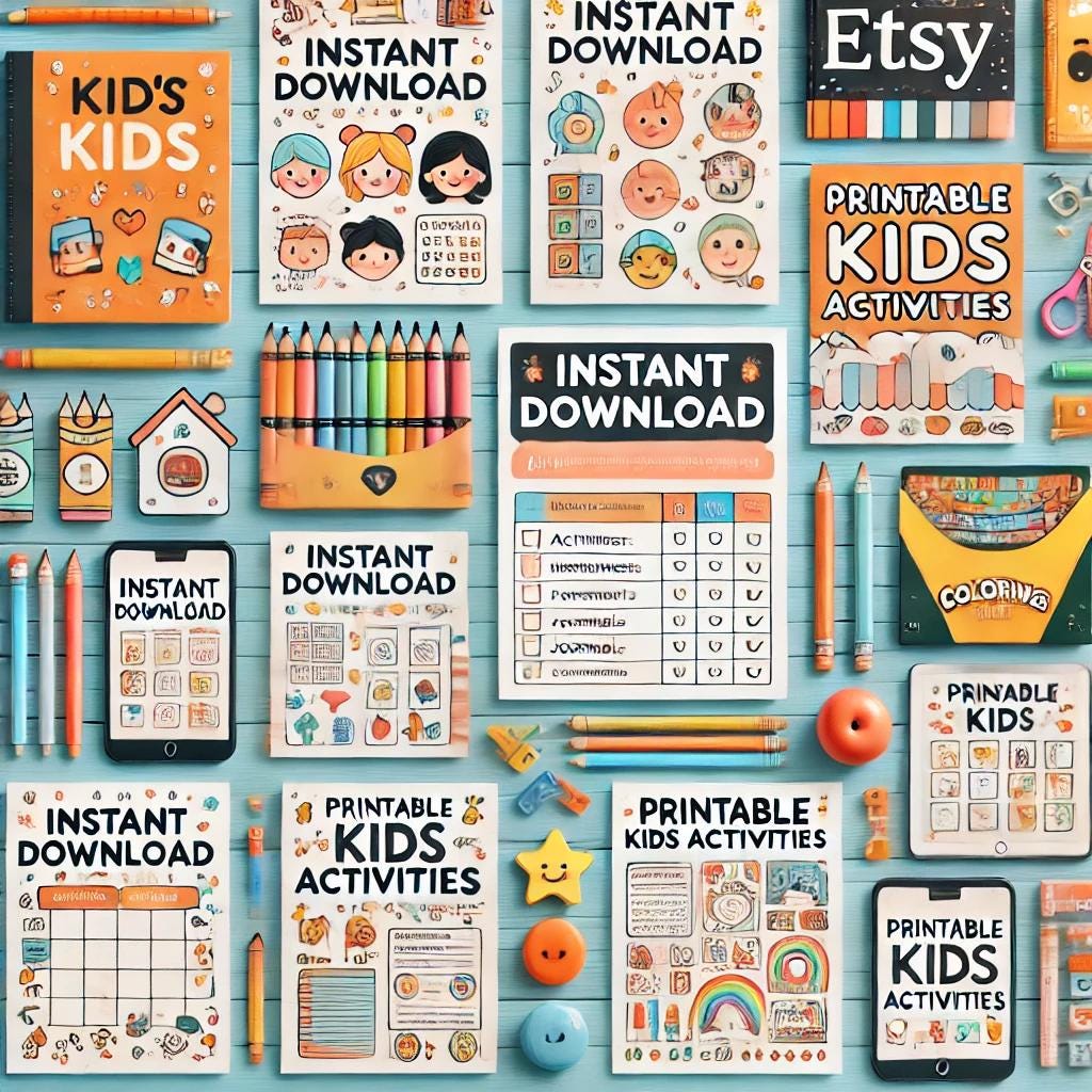 Ultimate Kids Activity Bundle: Printable Worksheets & Coloring Pages. A ...