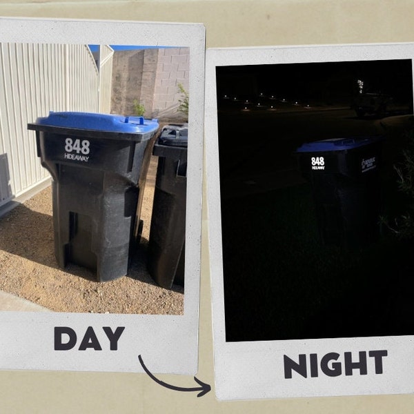 Reflective Garbage/ Recycling Bin Stickers