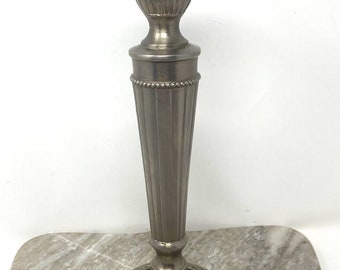 Vintage Bombay Pewter Candlestick Tall 11.75" Home Decor