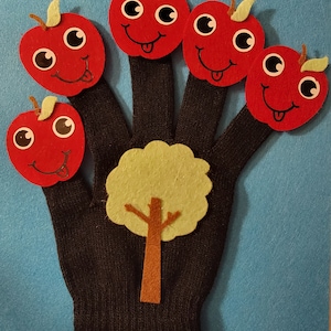 Five Little Apples Fingerplay (glove included).