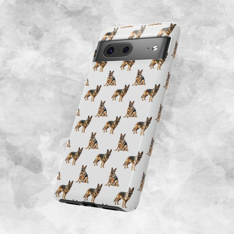 German Shepherd White Phone Case for Dog Lover for Samsung, Iphone, Google Pixel, Gift for German Shepherd Mom, Gift for German Shepherd Dad image 10