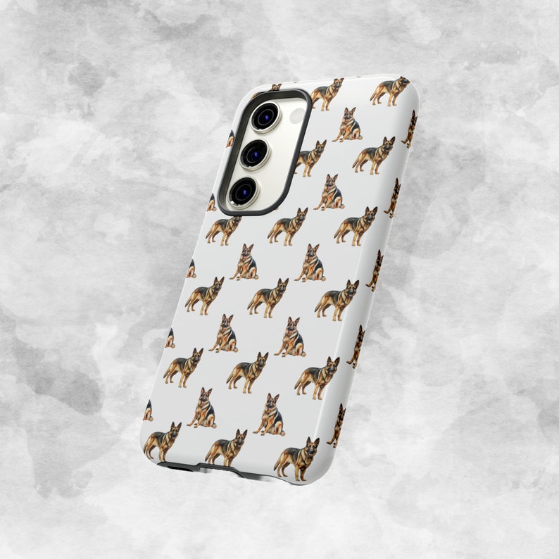 German Shepherd White Phone Case for Dog Lover for Samsung, Iphone, Google Pixel, Gift for German Shepherd Mom, Gift for German Shepherd Dad image 8