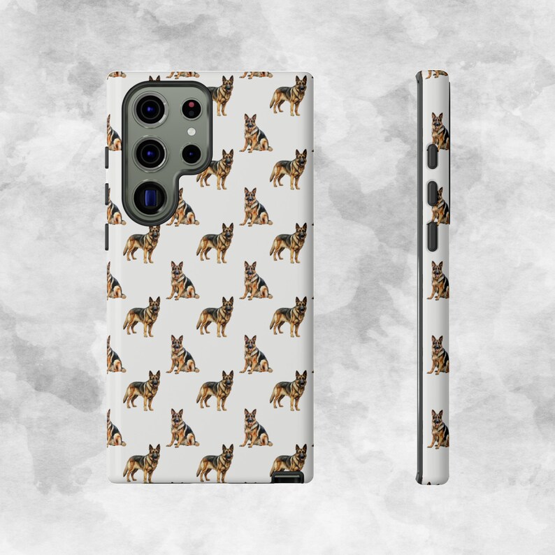 German Shepherd White Phone Case for Dog Lover for Samsung, Iphone, Google Pixel, Gift for German Shepherd Mom, Gift for German Shepherd Dad image 7